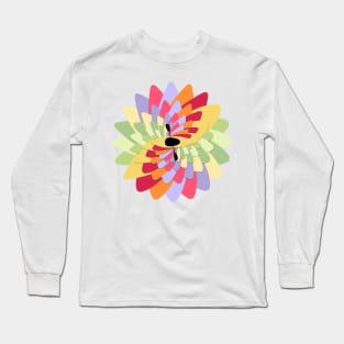 White Water Kayak Flower for Kayakers Long Sleeve T-Shirt